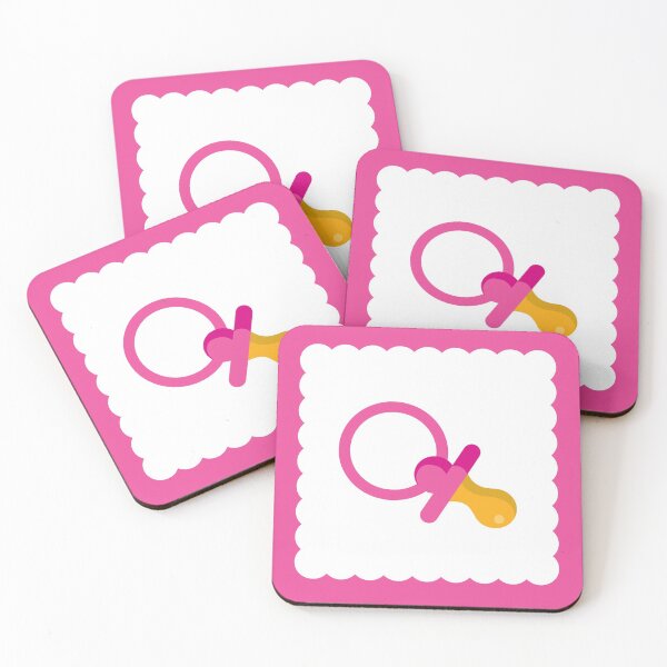 Item preview, Baby Girl Pink Pacifier designed and sold by Inogitna Designs.
