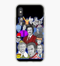 Vinilo o funda para iPhone Will Ferrell collage arte tributo