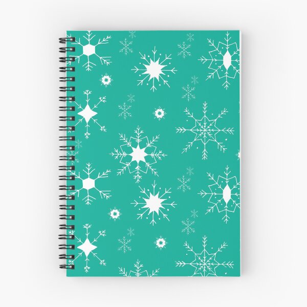Item preview, Snowflakes Winter Christmas Holiday - Turquoise designed and sold by galleasstudio.