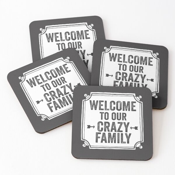 Item preview, Welcome To Our Crazy Family Sister-In-Law Brother-In-Law In-Laws Godchild Adoption Blended Family designed and sold by gkao.