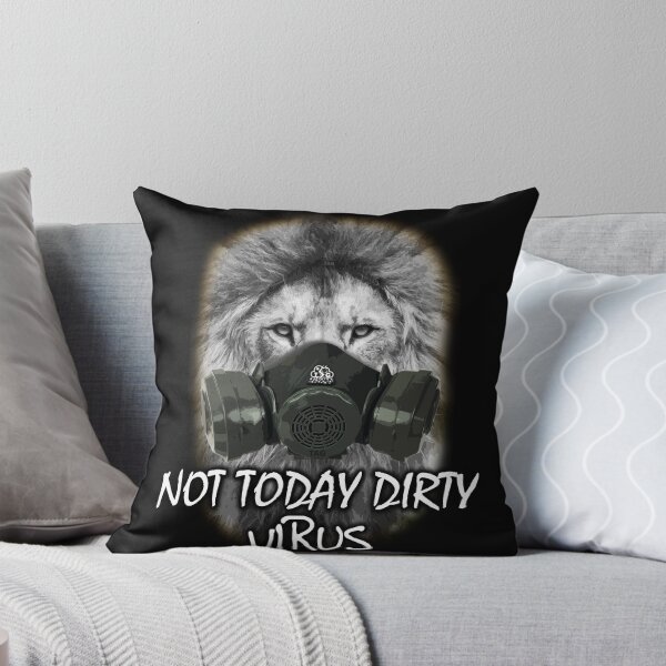 Aperçu de l'œuvre Not Today Virus - Un lion masqué cool créée et vendue par Twaingrant.