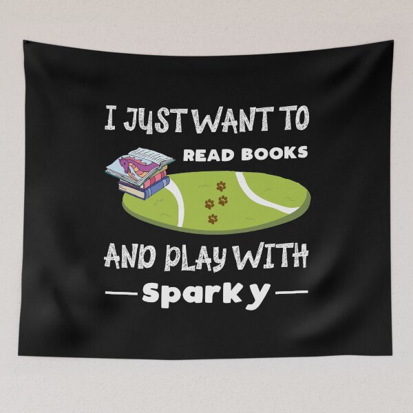 Item preview, Read Books Play With Sparky Dog Owner Bookworm designed and sold by Creekman Designs.