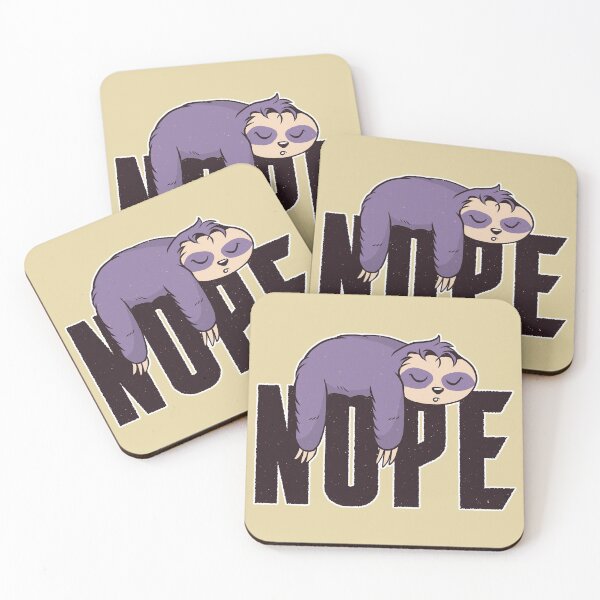 Item preview, Nope Sloth designed and sold by Ransyn Art.