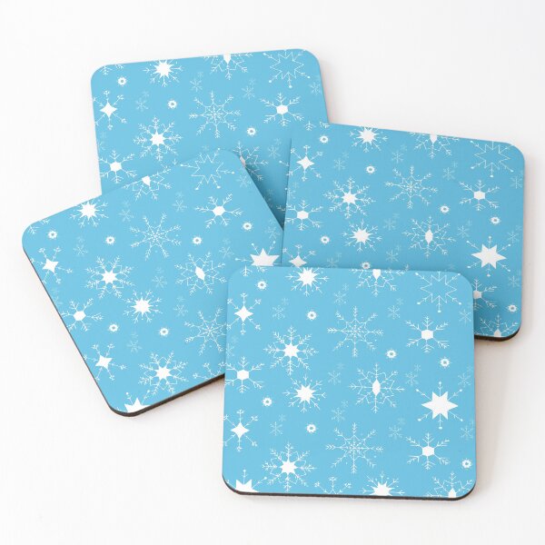 Item preview, Snowflakes Winter Christmas Holiday - Blue designed and sold by galleasstudio.