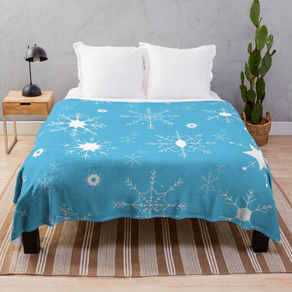 Item preview, Snowflakes Winter Christmas Holiday - Blue designed and sold by galleasstudio.