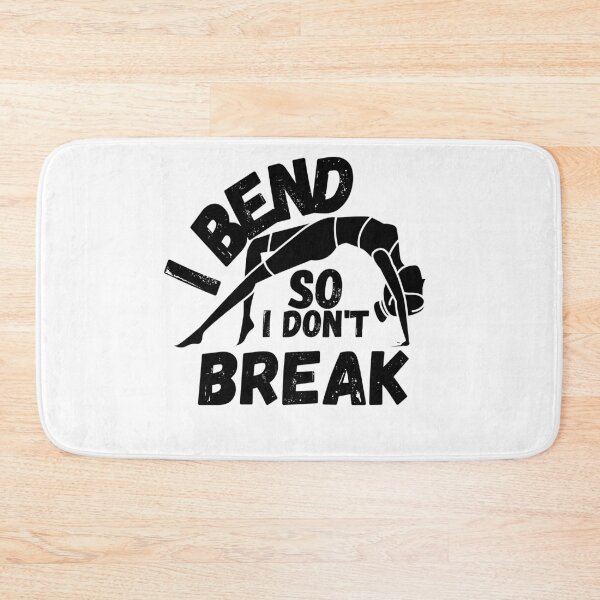 Item preview, I bend so I don't break- YOGA designed and sold by crazy merchs.