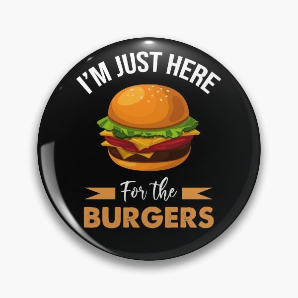 Item preview, I'm Just Here For The Burgers Hamburger Funny Barbecue Gift  designed and sold by wackodesign.
