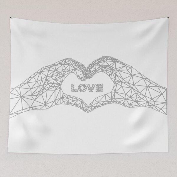Item preview, Love Hands Lined Drawing designed and sold by SHARMO.