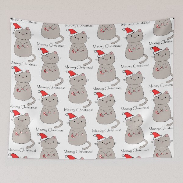 Item preview, Candy Cane Cat! designed and sold by jube-jube.
