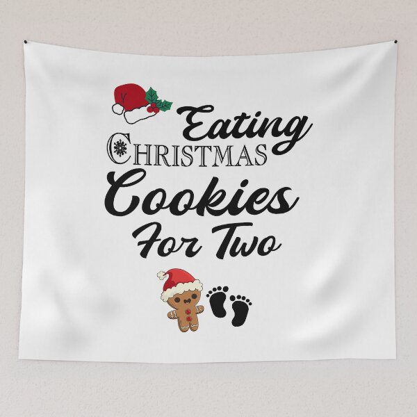 Item preview,  Eating Christmas Cookies For Two Maternity Pregnant designed and sold by Tema EL.