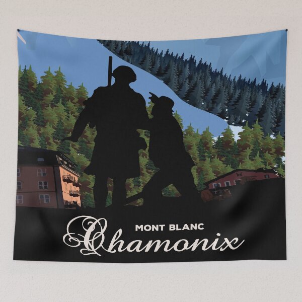 Item preview, Chamonix,Mont Blanc,Travel Poster designed and sold by BokeeLee.