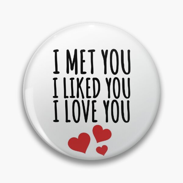Item preview, i met you i liked you i love you mug  designed and sold by zoubeyrbena.