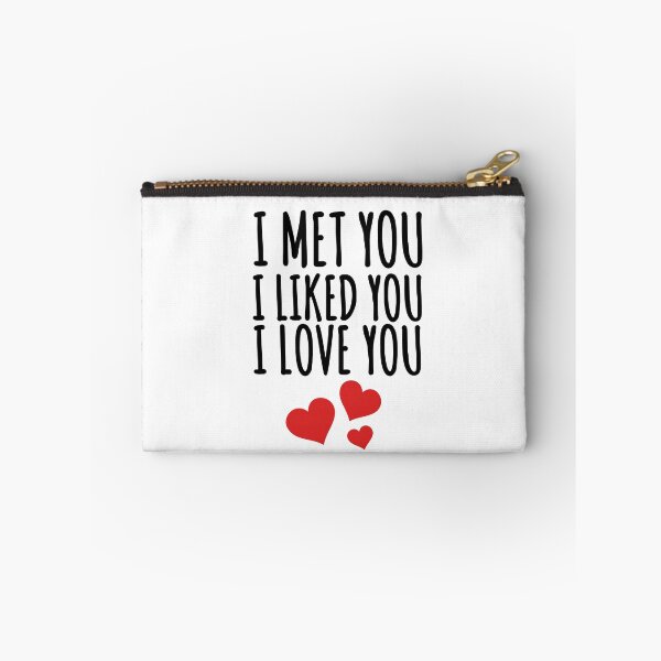 Item preview, i met you i liked you i love you mug  designed and sold by zoubeyrbena.