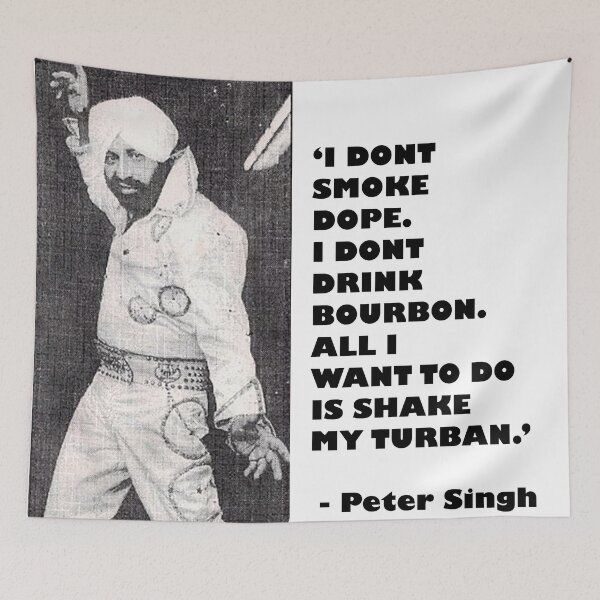 Item preview, I don't smoke dope, I don't drink bourbon. All I want to do is shake my turban.  designed and sold by NRG123.