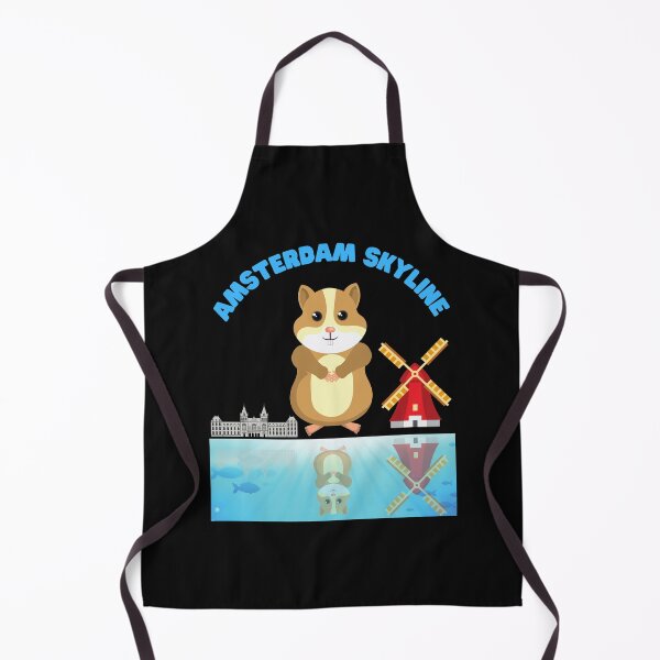 Item preview, Hamster, Amsterdam, animal, skyline, city, europe, netherlands, holland, urban, amsterdam skyline, architecture, travel, cityscape, houses, amsterdam art, designed and sold by bimmer325.