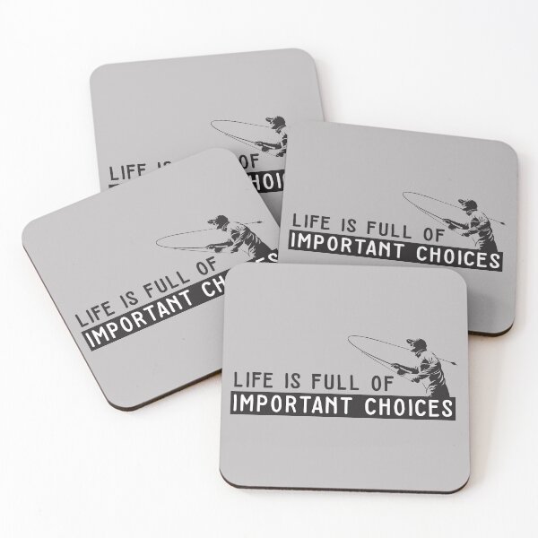Item preview, Life Is Full Of Important Choices Fishing designed and sold by RaRa-Design.