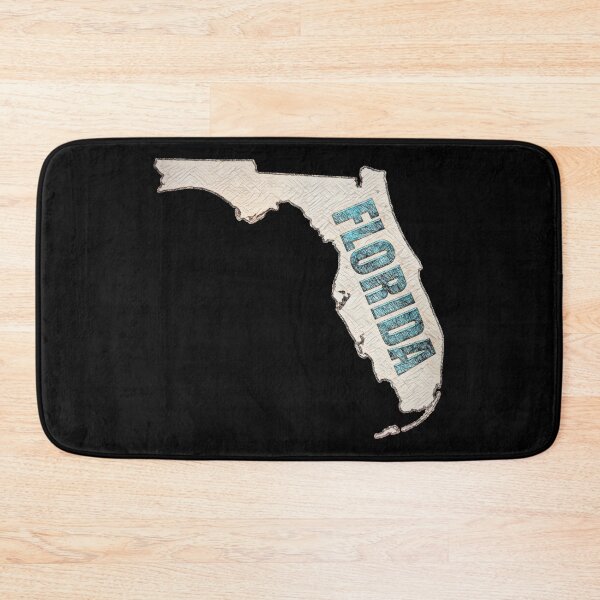 Item preview, Shape of Florida State Map With Name Inside designed and sold by AlanPhotoArt.