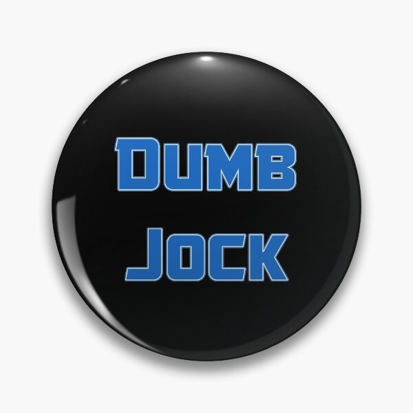 Item preview, Dumb jock blue on blue on black designed and sold by Pawgyle.