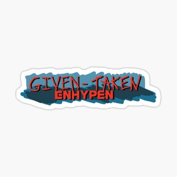 enhypen given taken gifts merchandise redbubble