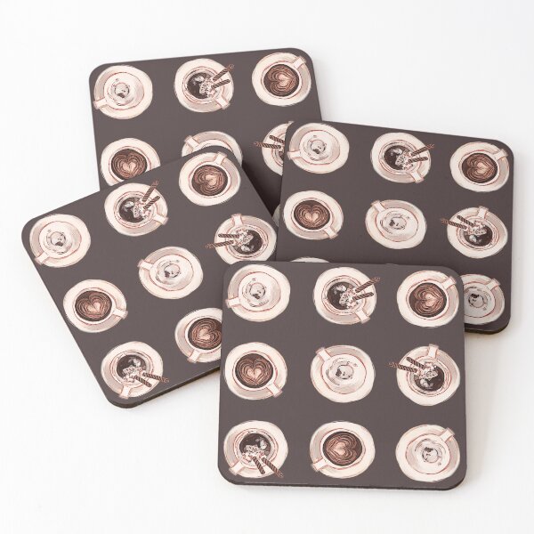 Item preview, Three cups of coffee designed and sold by poki-art.