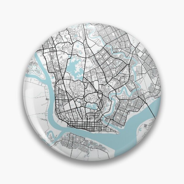 Item preview, Yangon City Map of Myanmar - Circle designed and sold by deMAP.