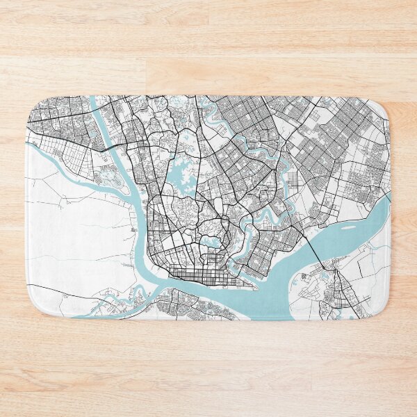 Item preview, Yangon City Map of Myanmar - Circle designed and sold by deMAP.