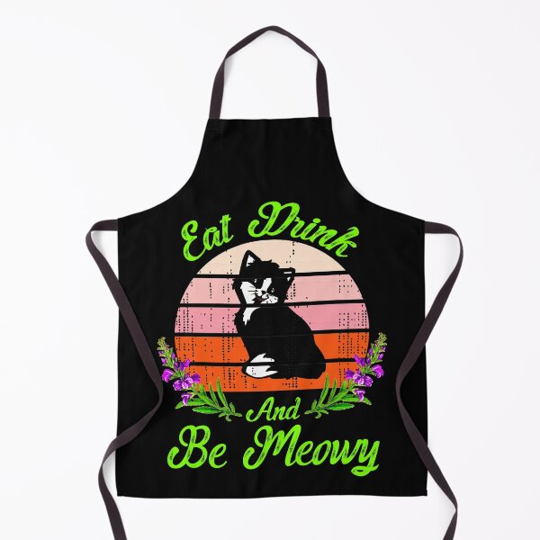Item preview, Eat Drink And Be Meowy Funny cat T-Shirt Quotes, Novelty Mom cat Gift, Gift Idea for Anniversary, Wedding, Mother's Day, Father's Day, Graduation, Thanksgiving, Christmas & New Year's day. designed and sold by KHRO.