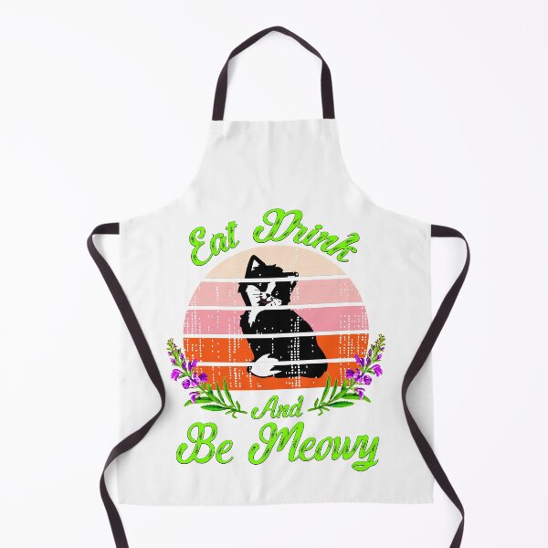 Item preview, Eat Drink And Be Meowy Funny  cat T-Shirt Quotes, Novelty Mom cat Gift, Gift Idea for Anniversary, Wedding, Mother's Day, Father's Day, Graduation, Thanksgiving, Christmas & New Year's day. designed and sold by KHRO.