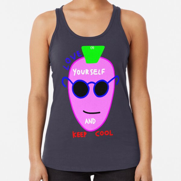 Love Yourself and Keep Cool Racerback Tank Top