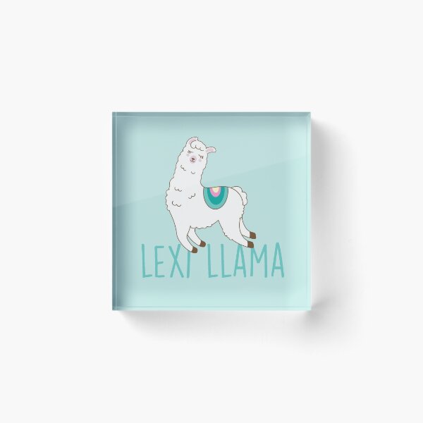 Lexi Hensler Lexi Llama Acrylic Block
