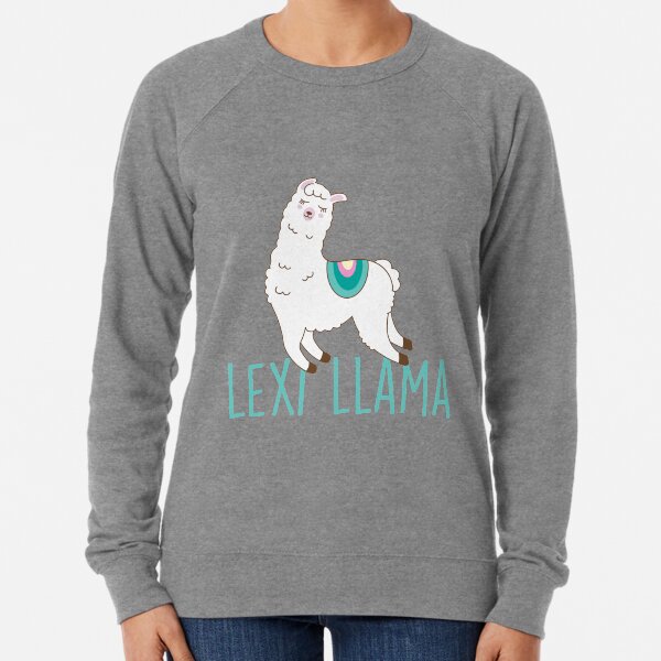 lexi hensler llama moletom com capuz