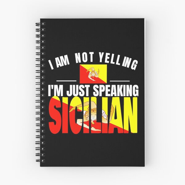 Item preview, I'm Not Yelling I'm Proud To Be Sicilian Flag T Shirt Merch designed and sold by PRINTS2HOT.