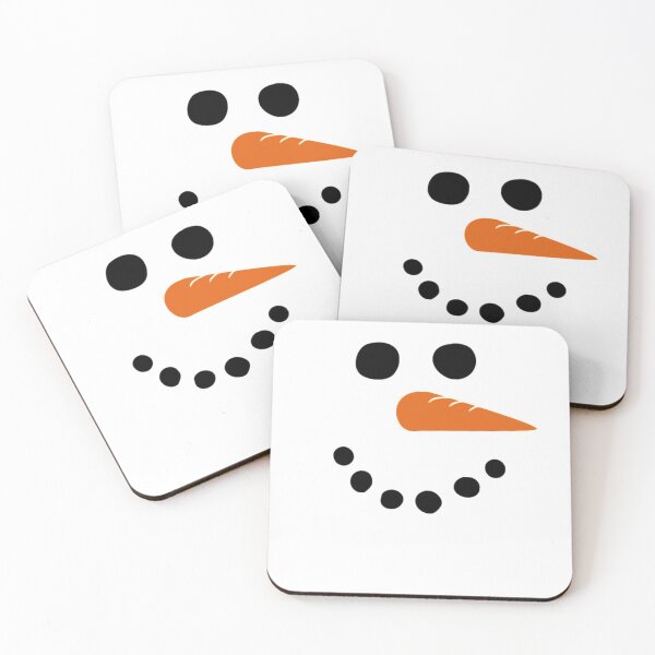 Item preview, Snowman Face Stickers designed and sold by zoubeyrbena.