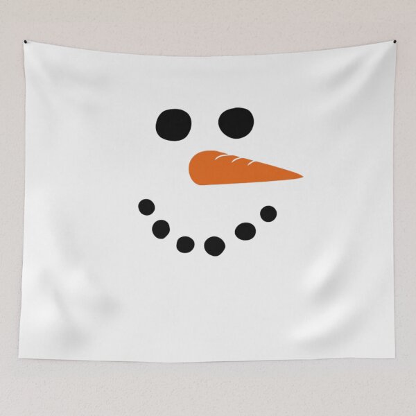 Item preview, Snowman Face Stickers designed and sold by zoubeyrbena.