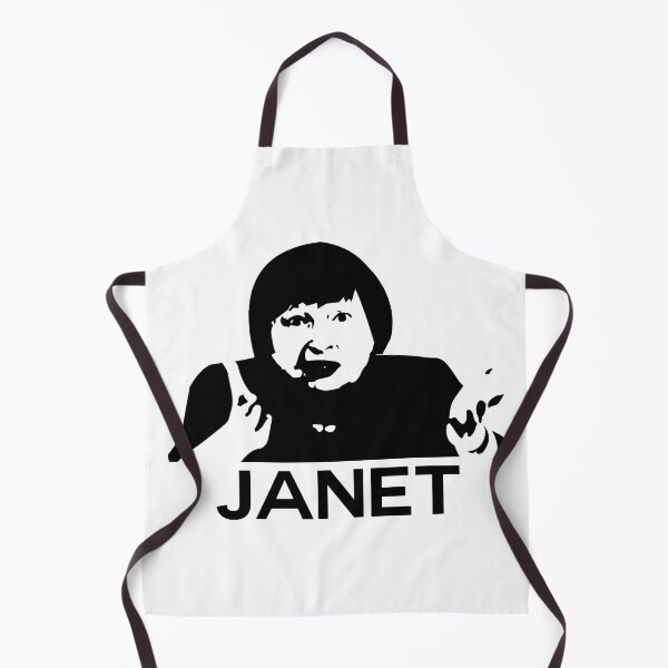 Item preview, Janet Yellen - Black and white  designed and sold by Bella's Merch.