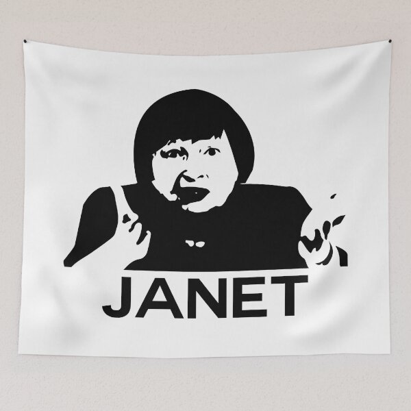 Item preview, Janet Yellen - Black and white  designed and sold by Bella's Merch.