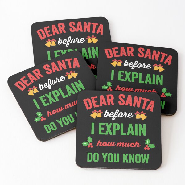 Item preview, Dear Santa Before I Explain How Much Do You Know designed and sold by Avgeek21.