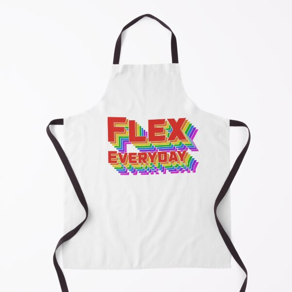 Item preview, Flex everyday rainbow white designed and sold by Pawgyle.
