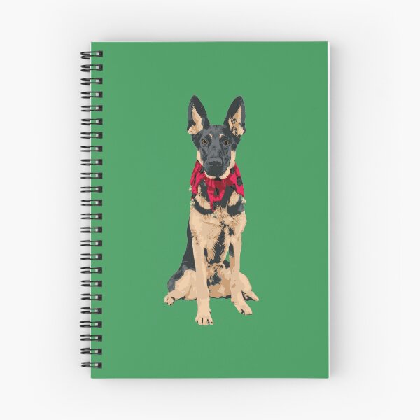 Item preview, Christmas German Shepherd designed and sold by CJS-Art.