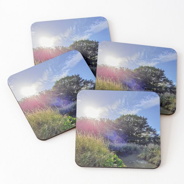 Item preview, Sunlight Through The Trees Over The Pond designed and sold by Nancyanna.