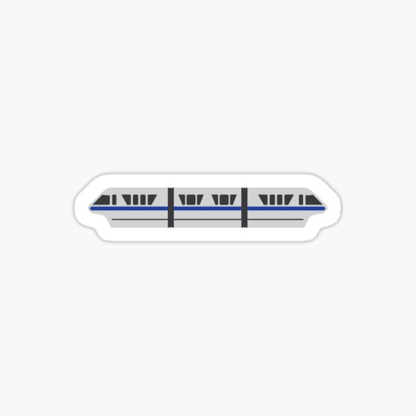 MONORAIL - BLUE Sticker