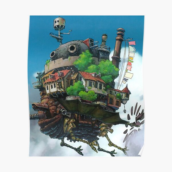 This Is Flying Castle In Sky Poster