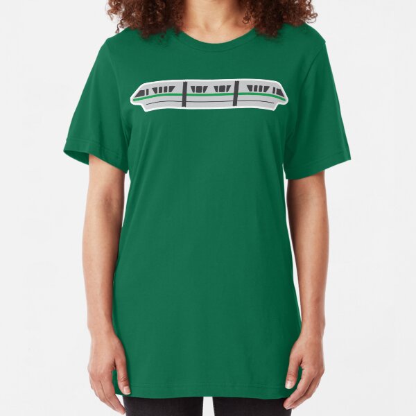 MONORAIL - GREEN Slim Fit T-Shirt