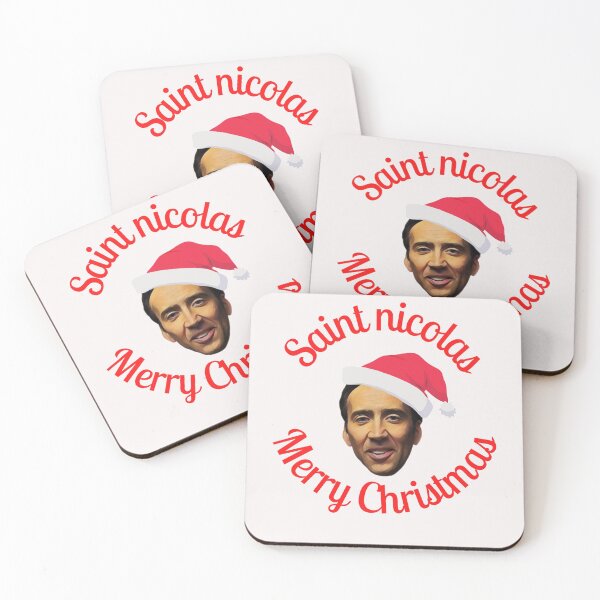 Item preview, saint nicolas, merry christmas (Red) designed and sold by Millenial Designs.