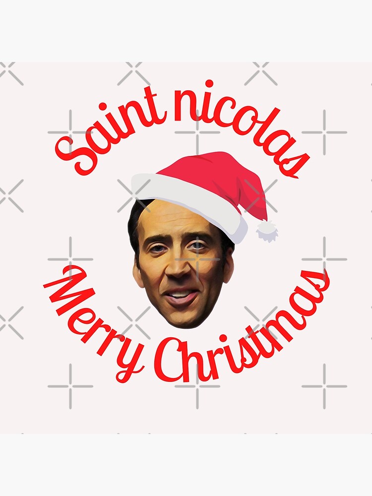 Lámina rígida for Sale con la obra «san nicolás, feliz navidad