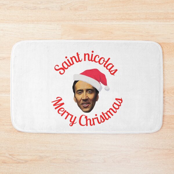 Item preview, saint nicolas, merry christmas (Red) designed and sold by Millenial Designs.