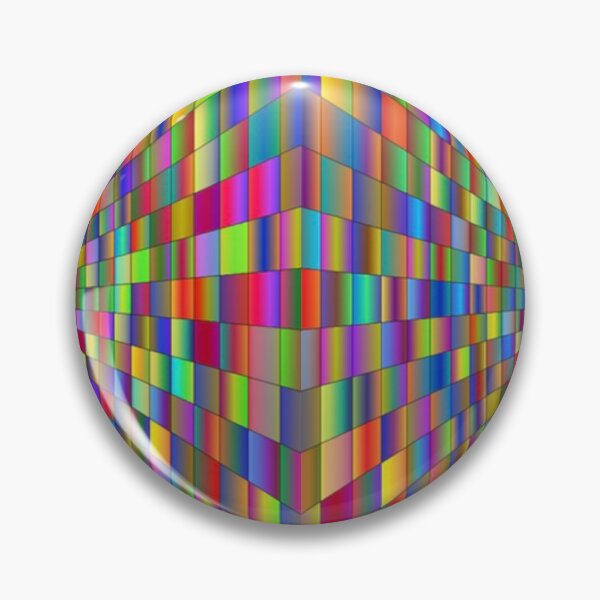 Item preview, Colour trip psychedelic 3D colorful  rainbow image optical illusion designed and sold by Julieford.