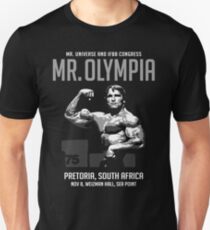Arnold Schwarzenegger 1975 Herr Olympia Unisex T-Shirt