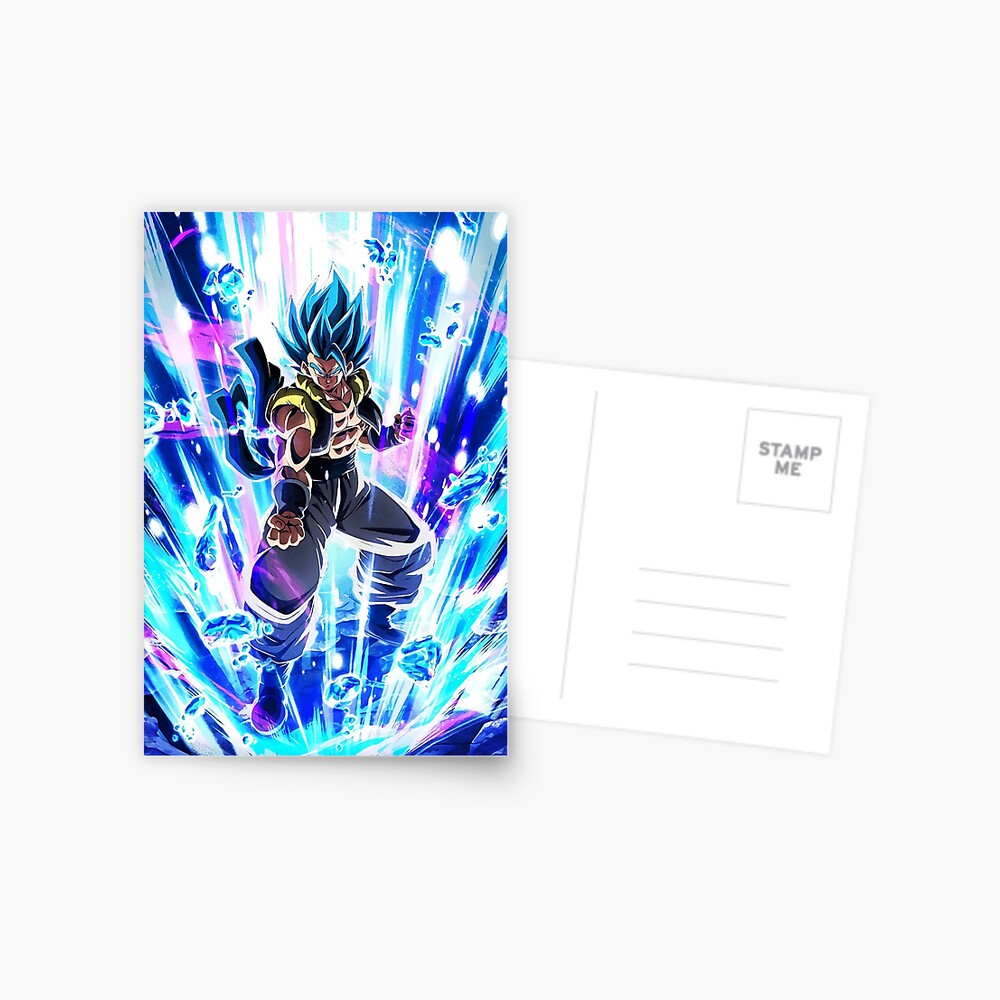 Gogeta Super Sayajin Blue Postcard by AbdeeFactory