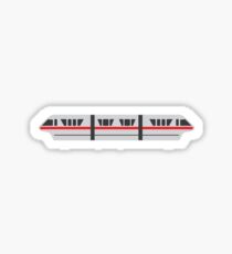 MONORAIL - RED Sticker
